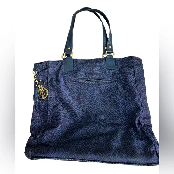 Juicy Couture Vintage Snake-Print Tote Bag Purse